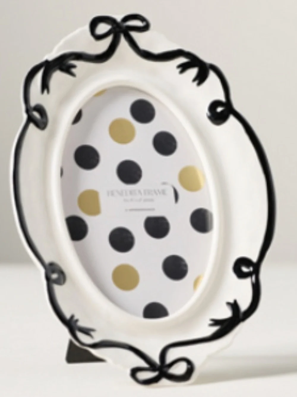 Anthropologie Benedita Collection 4 x 6 Photo Frame in Black & white. NWT